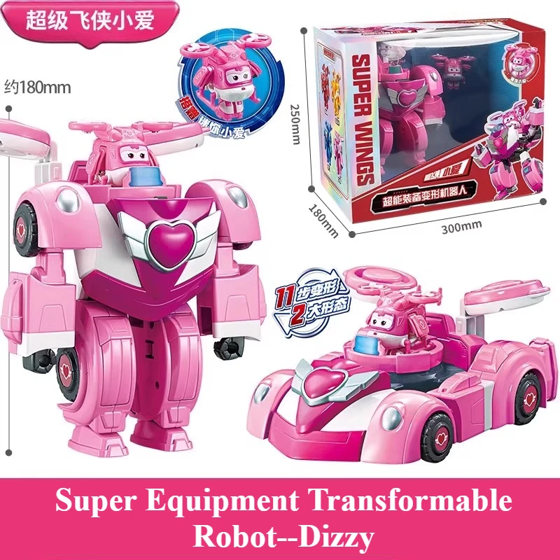 En stock! Robot Transformable Original autorisé Auldey Super Wings Golden Boy Super équipement-jouet pour enfants cadeau de vacances