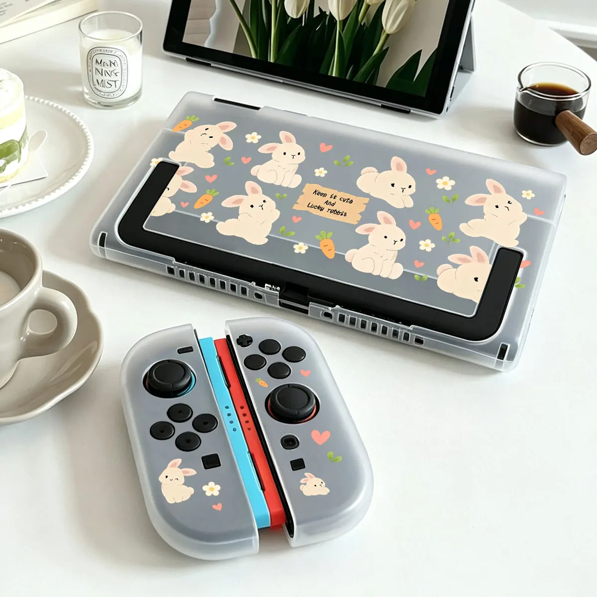 Anti‑Yellowing Clear Acrylic Case Dockable Base Detachable Joy-Con Split-type Housing for Nintendo Switch 2 NS2 Console