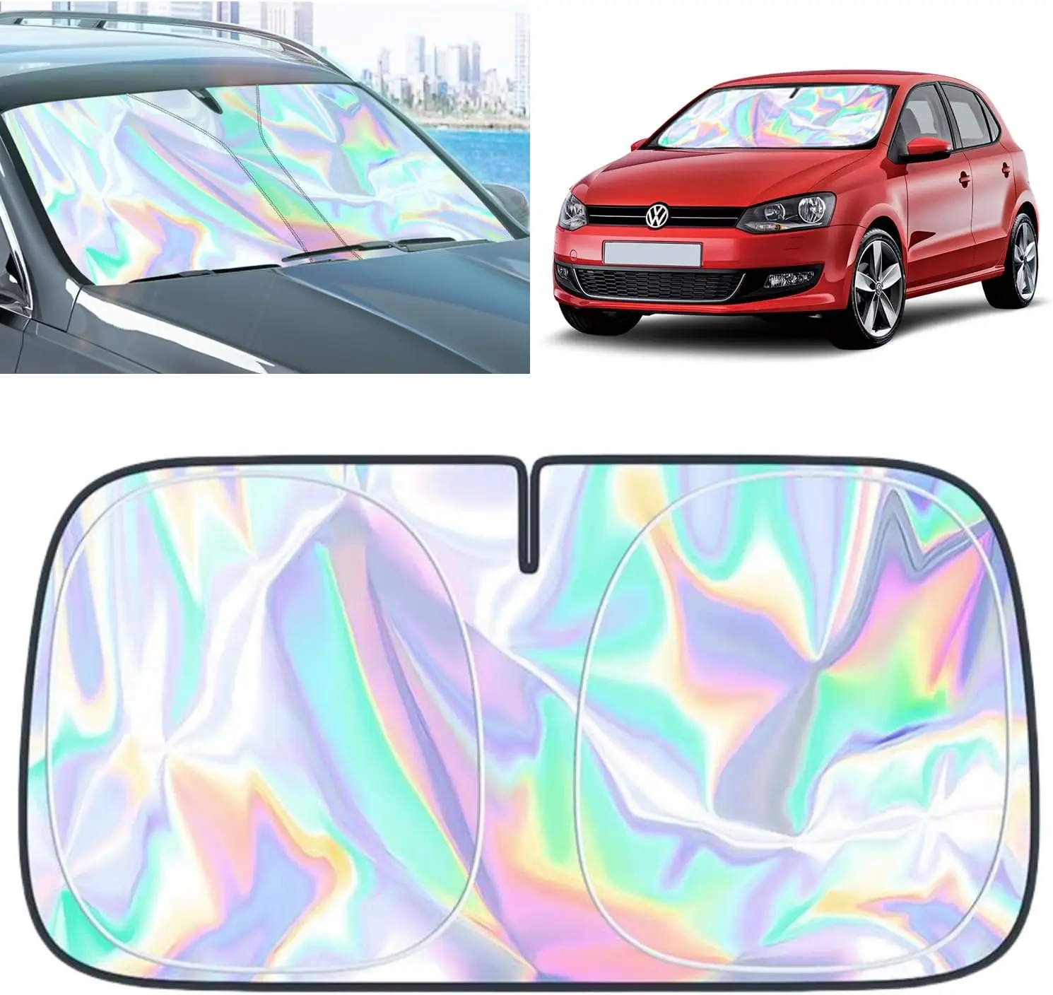 

for VW/Volkswagen Tiguan Windshield Sun Shade - Foldable Windshield Cover Sun Shade Tiguan 2007-2025 Accessories Protect Car fro