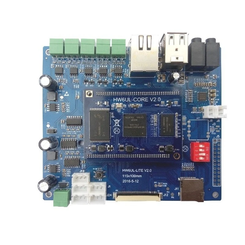 For IMX6ul development board A7 industrial control board Linux industrial control, multi-serial WIFI 4G