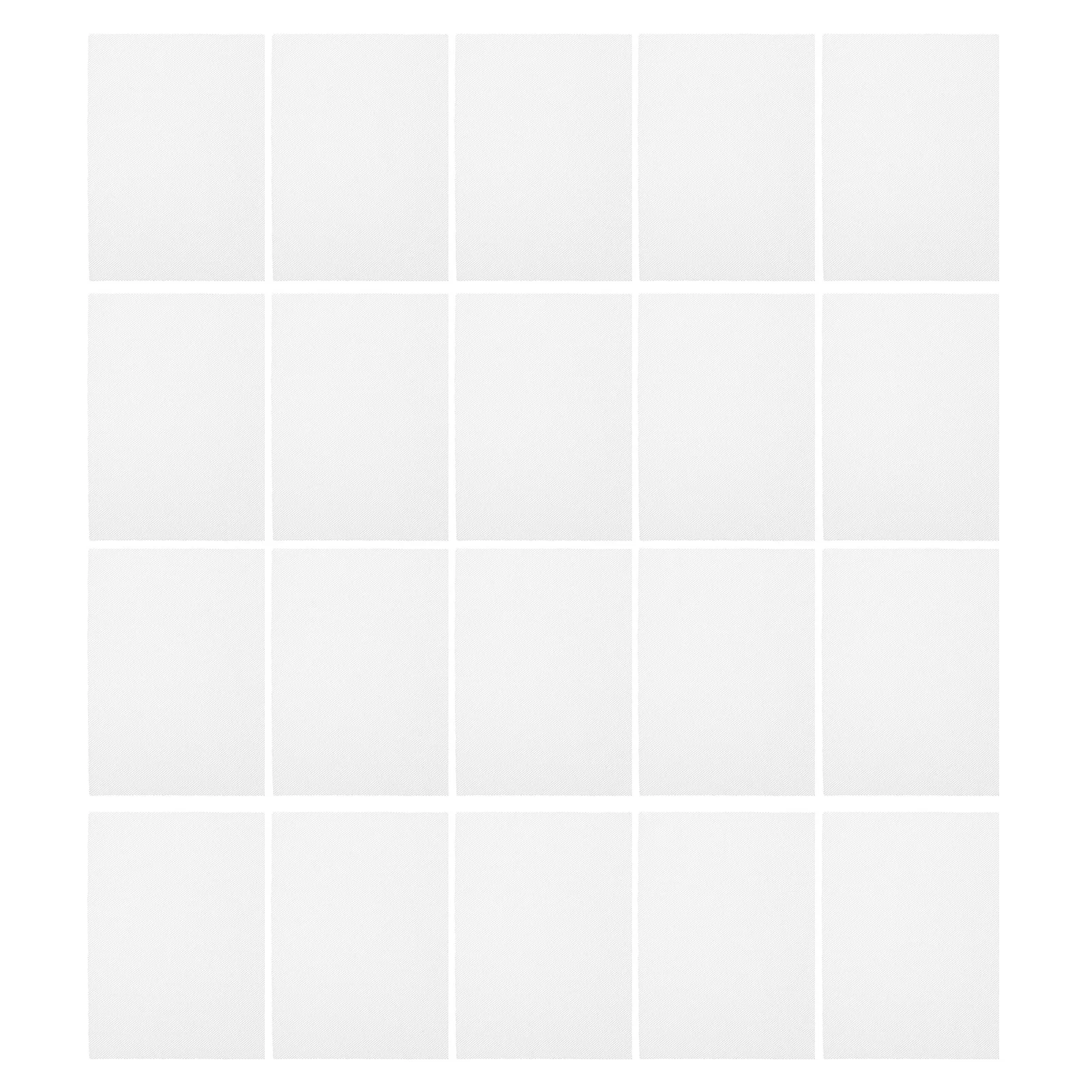 

20Pcs Mesh Eye Fabric for Mask Transparent Breathable Sheets DIY Material for Cosplay Fursuit Mask Making Costume Props