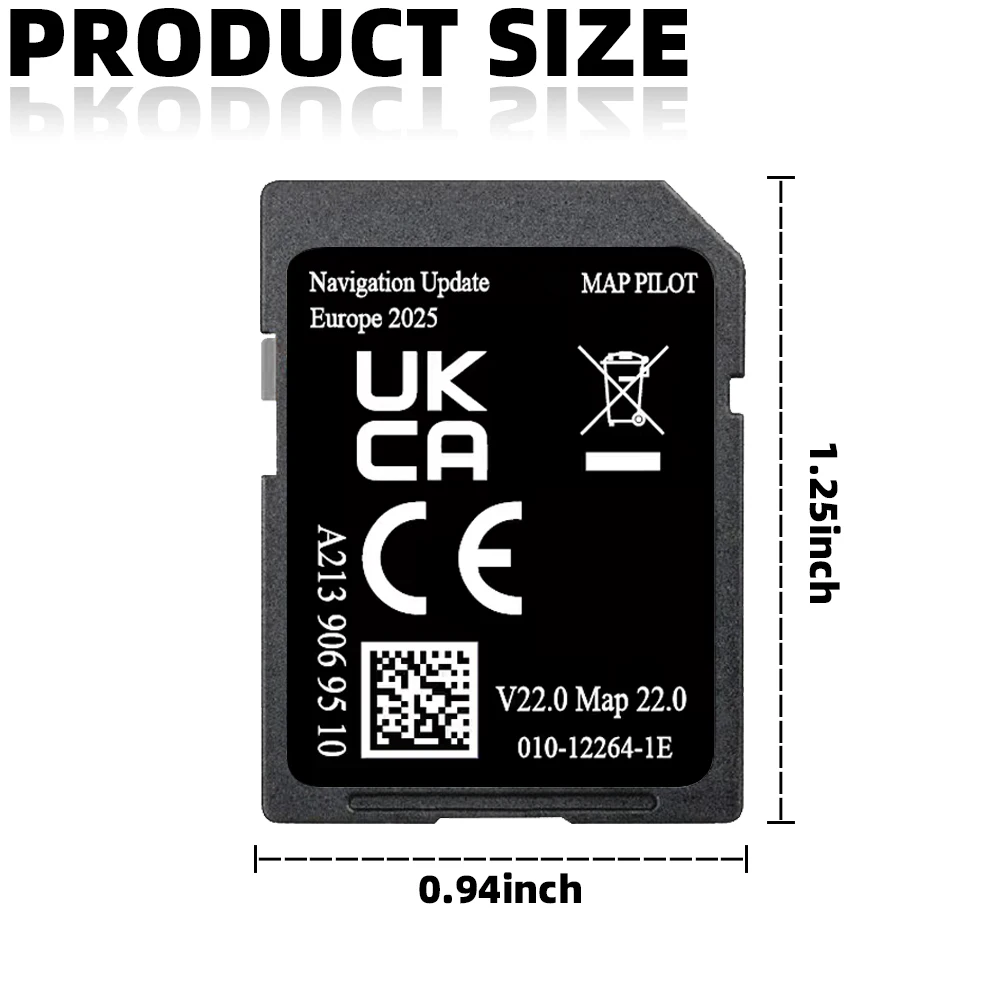 A2139069510 V22 Scheda SD 2026 Mappe Europa Aggiornamento Pilot per Mercedes Classe C E V X GLC Accessori Navigazione Auto GPS
