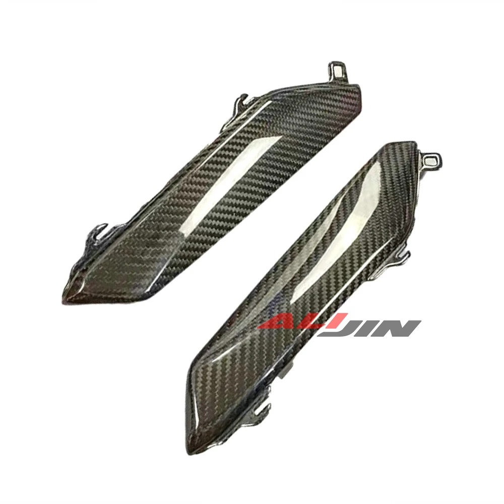 Real 100% Carbon fiber Motorcycle Tank Side Small Kit Ducts Protector Tri Fairings For HONDA CBR1000RR-R SP Fireblabe 2021-2024