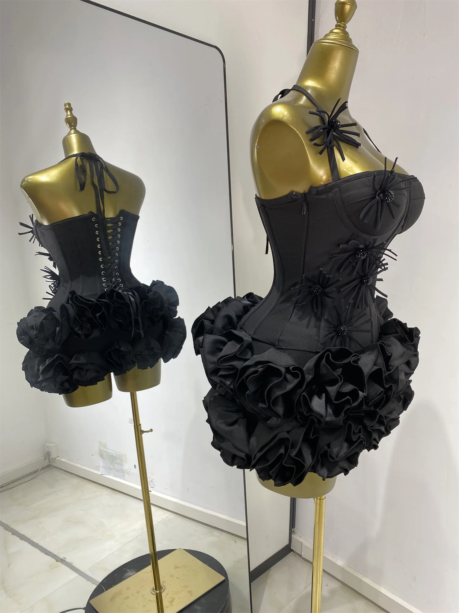 two piece birthday dress set Girls' Cute Autumn Birthday Dress Bottoming Shirt Two-piece Set