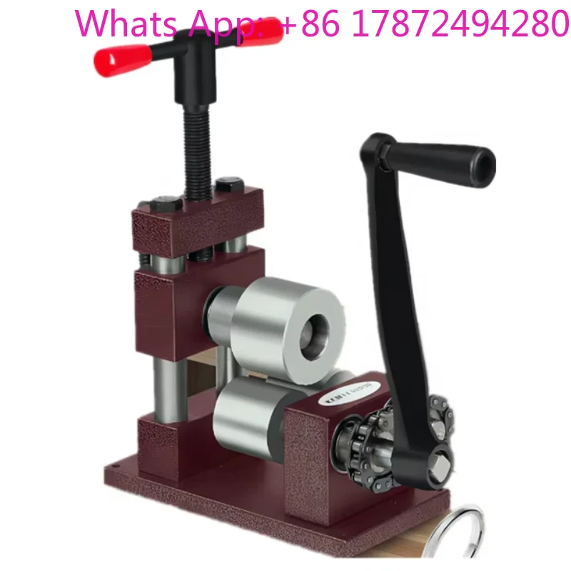 Hand Cranked Bracelets Pressing Circles Gold Punching Machine