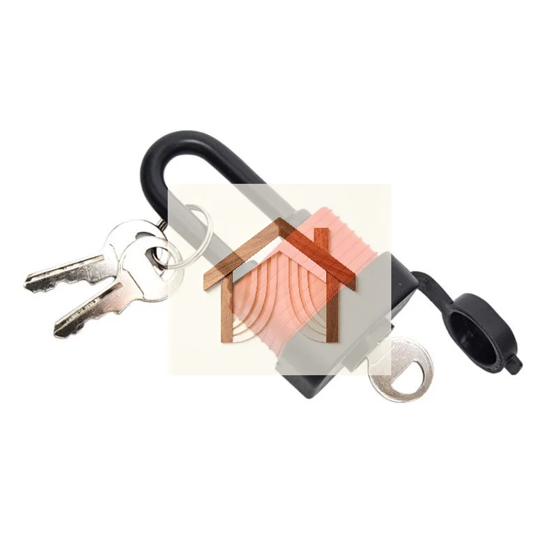 1Pc Heavy Duty Rust Proof American Style Steel Padlock Waterproof Laminated for Gym Locker Tool Box Storage Lock