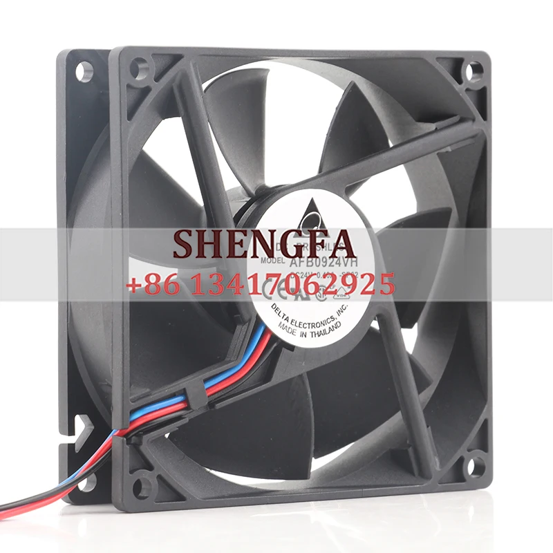 Delta 12V 48V DC24V 0.4A EC AC 9025 9CM 90X90X25MM High air volume inverter Double ball AFB0924VH cooling fan