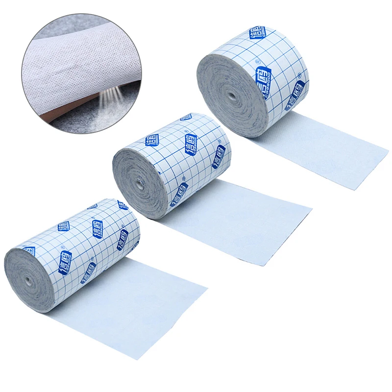 1roll waterproof adhesive wound dressing medical fixation tape bandage 3sizes