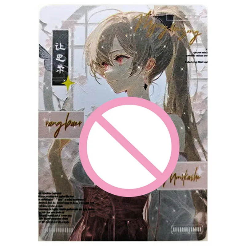 Anime Goddess Story Seltene Geprägte Sammelkarten Sunaookami Shiroko Elysia Jean Bart Furina Fern Spielzeug für Jungen Geburtstagsgeschenk