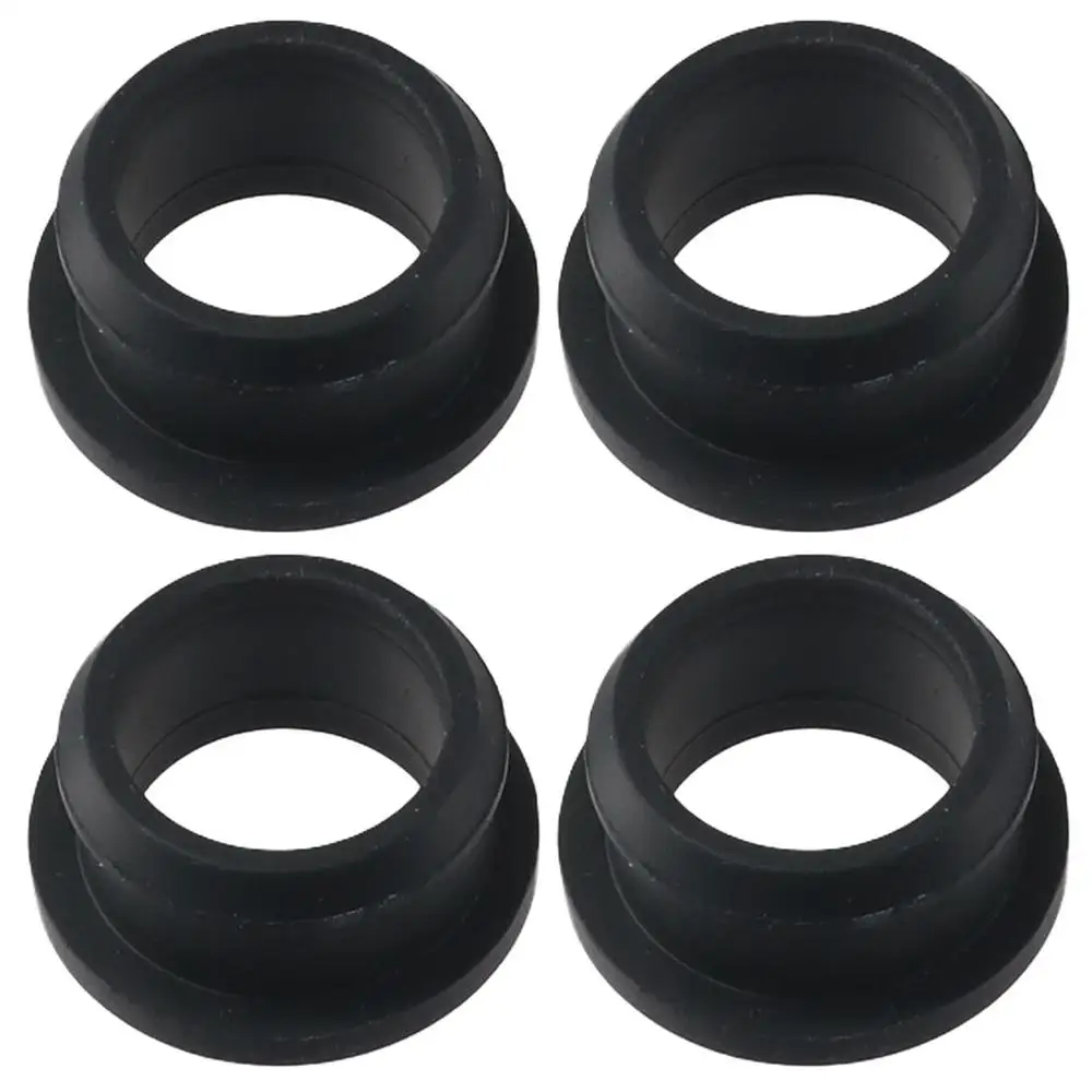 4 قطعة الحلقات المطاطية المستديرة أسود أبيض سيليكون المطاط سلك كابل ثقب التوصيل المطاط التوصيل ثقب جروميت صندوق كهربائي كابل الأنابيب