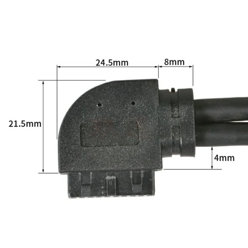 Szybkobieżny przedni łokieć 90 stopni 20-pinowy przedłużacz z 19-pinowym kablem F-USB3.0 pin IDC męski na żeński kabel danych M/F