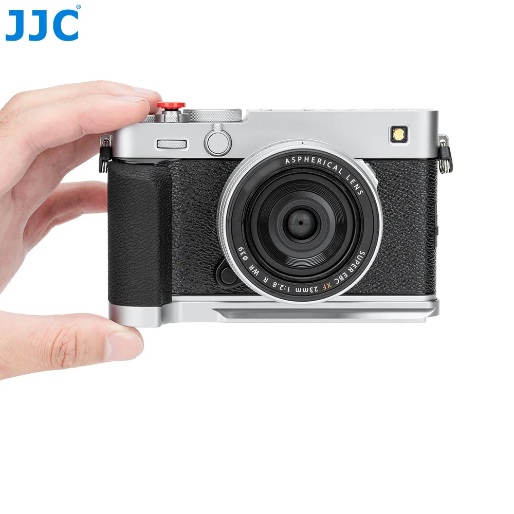 JJC Metallhandgriff für Fujifilm X-E5 spiegellose Kamera, rutschfester Handgriff mit SD-Kartensteckplatz, L-Halterung, Handgriff mit Arca Swiss – Detail 14