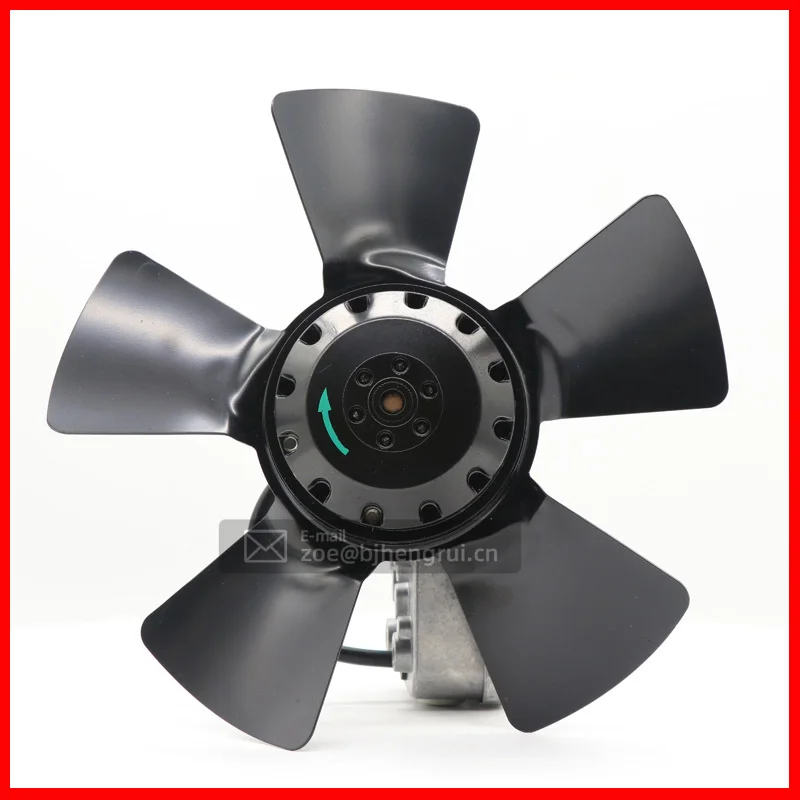 

A2D250-AA06-84 230V AC 150W 0.38A 250mm 2900RPM Outer Rotor Ball Bearing Inverter Axial Cooling Fan for Spindle Motor