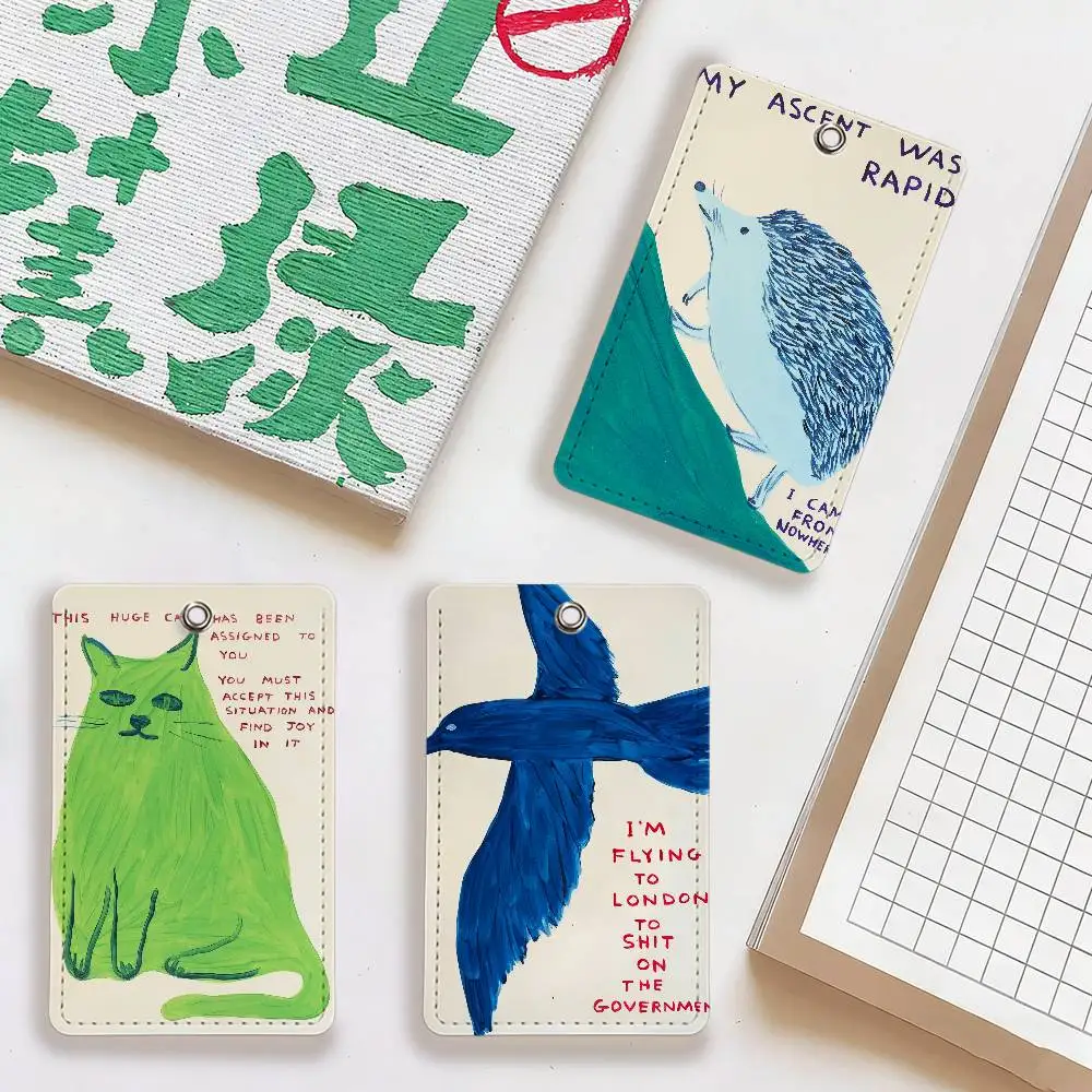 

Держатель для карт D-David S-Shrigley, больничные журналы, аксессуары, подарок