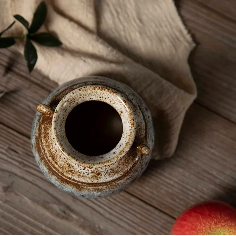 لصنع الزراعة المائية القديمة السيراميك المزهريات زخرفة الأصالة الرجعية نمط تأثيث المنزل سطح المكتب تشكيلة زهور تزيين