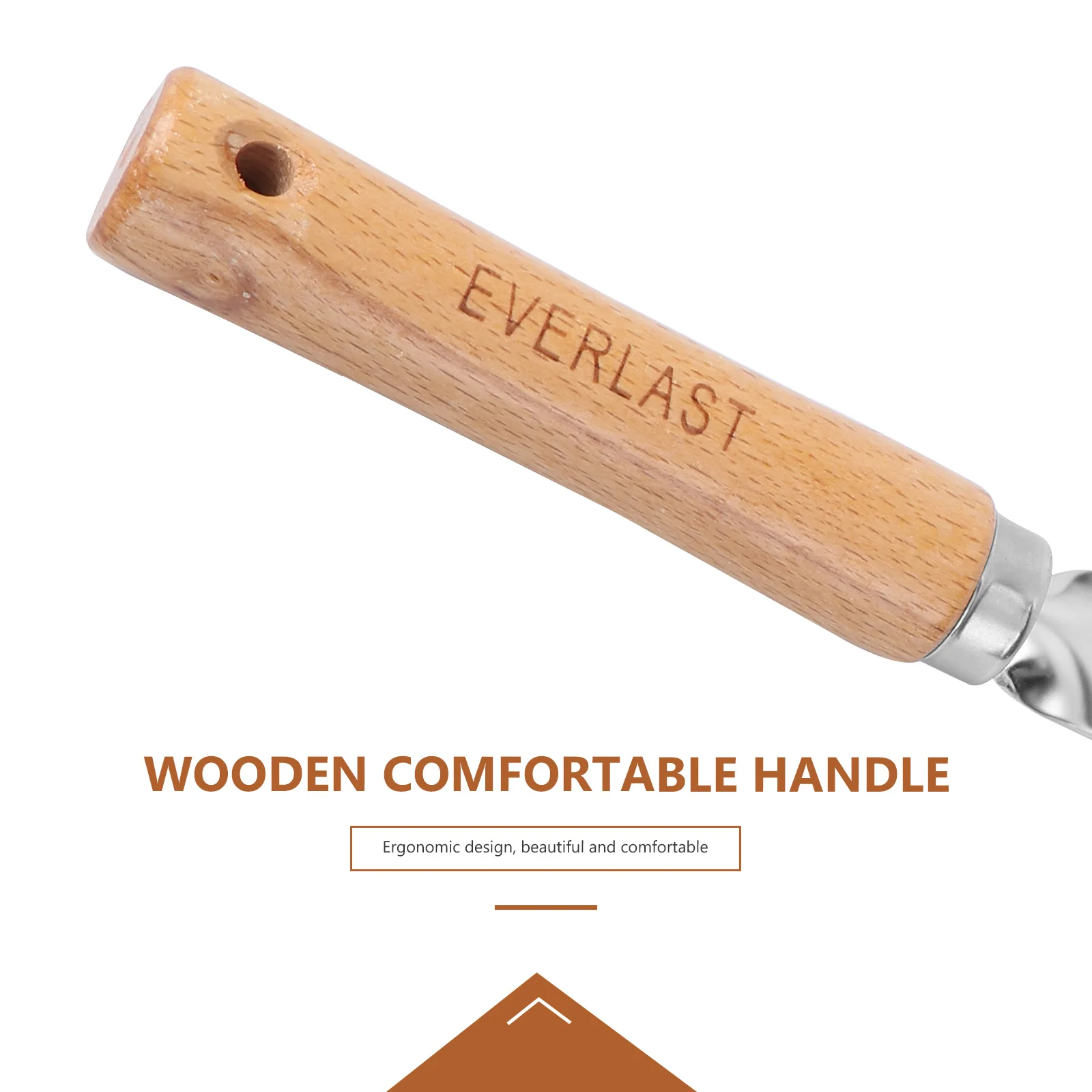 

Stainless Steel Weeder Wooden Handle Manual Weeding Tool for Garden Cultivating Loosening Soil Aerating Transplanting Durable