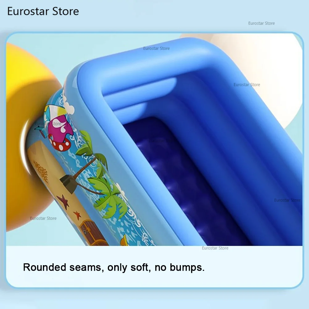 풍선 수영장 실내 옥외 PVC 수영장 유아 어린이 수영장을 위한 만화 두꺼운 수영장