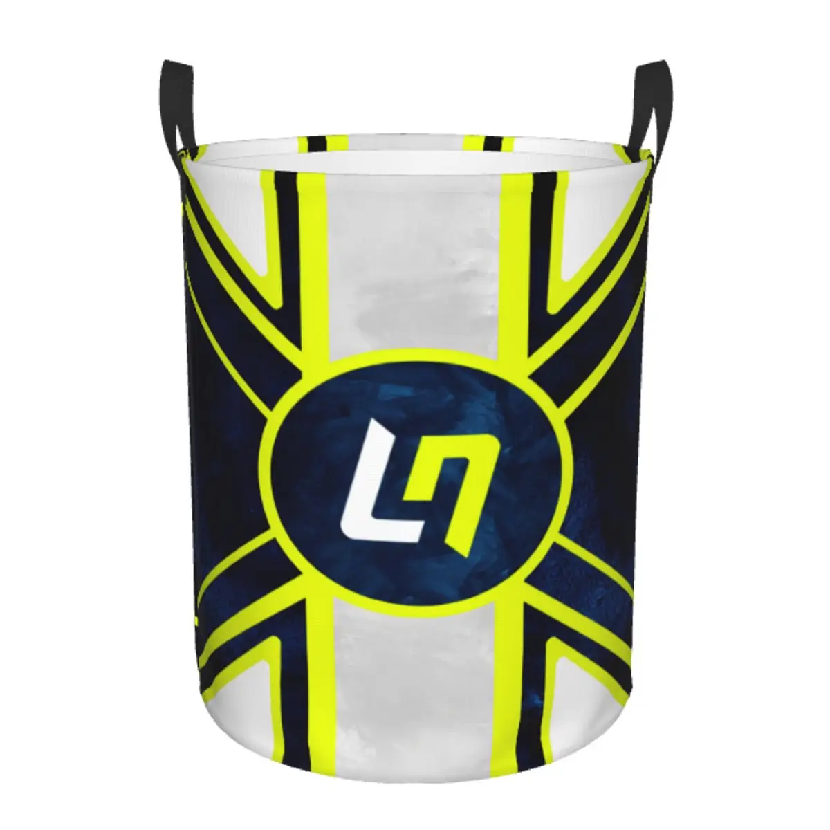 Custom L-Lando Norris Laundry Basket Collapsible Motorcycle Racing Clothing Hamper Toys Organizer Storage Bins
