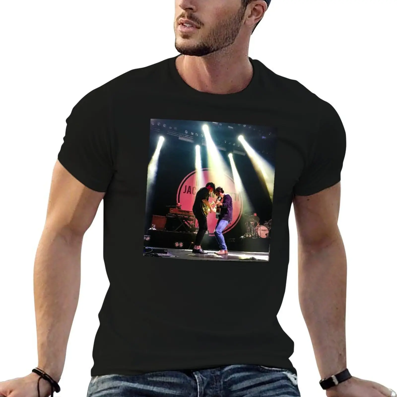 Camiseta Jack Savoretti face to face, camiseta para hombre, camiseta de marca de lujo 100% algodón, camisetas de diseñador para hombre, camiseta ajustada para hombre