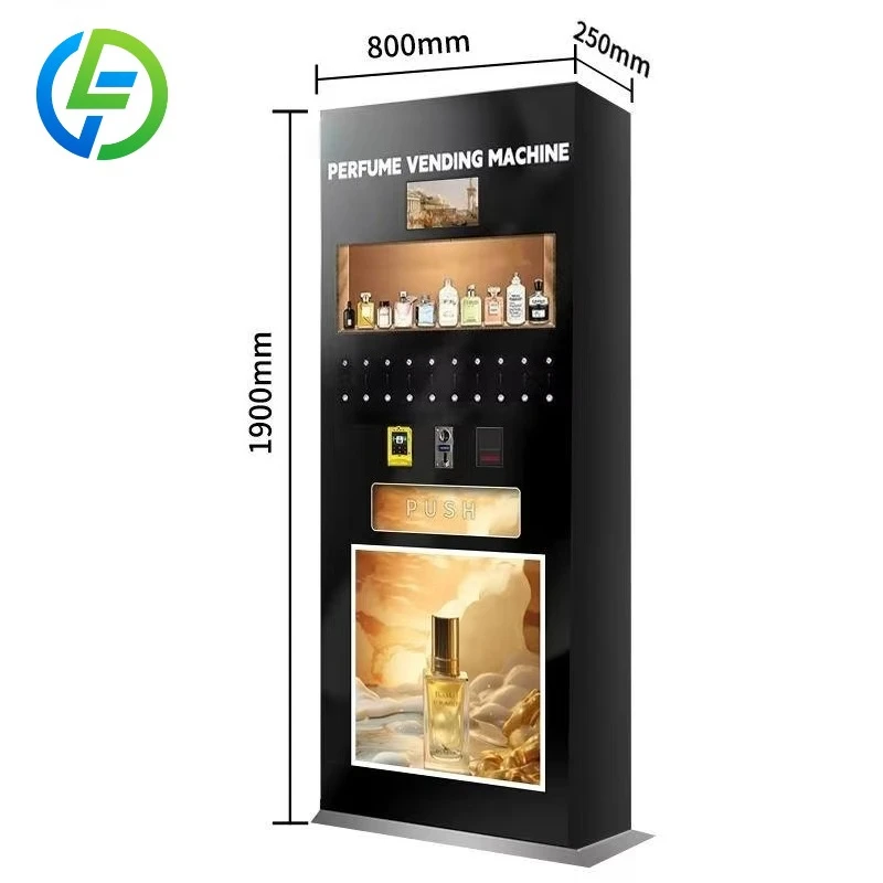 Customized 24-Hour Self-Service Luxury Perfume Vending Machine Coin/Bill/Credit Card Payments Cooling System Public GS Brand