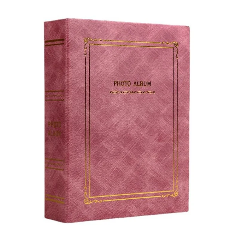 New 6-inch Photo Album 200 Sheets Interstitial 8-inch 100 Sheets Home Collection Commemorative Loose-leaf Interleaf Photo Album