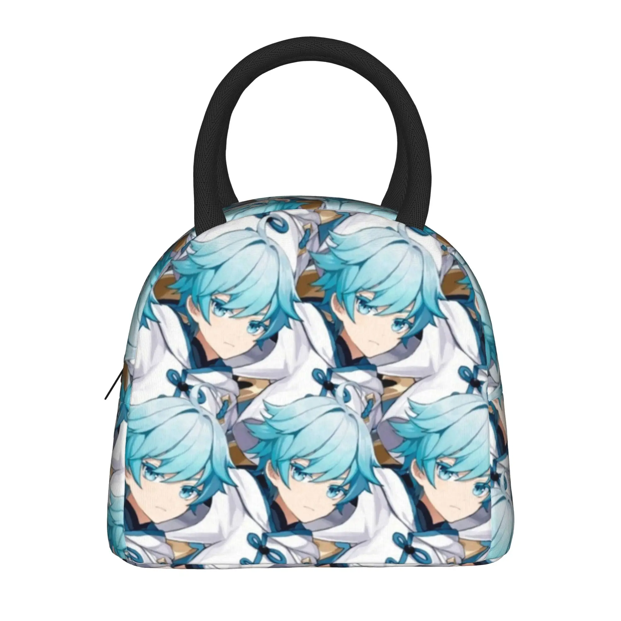 Chongyun Genshins Impact Game  Insulated Lunch Bag Cooler Bag Lunch Container Tote Lunch Box Food Handbags Office  Picnic