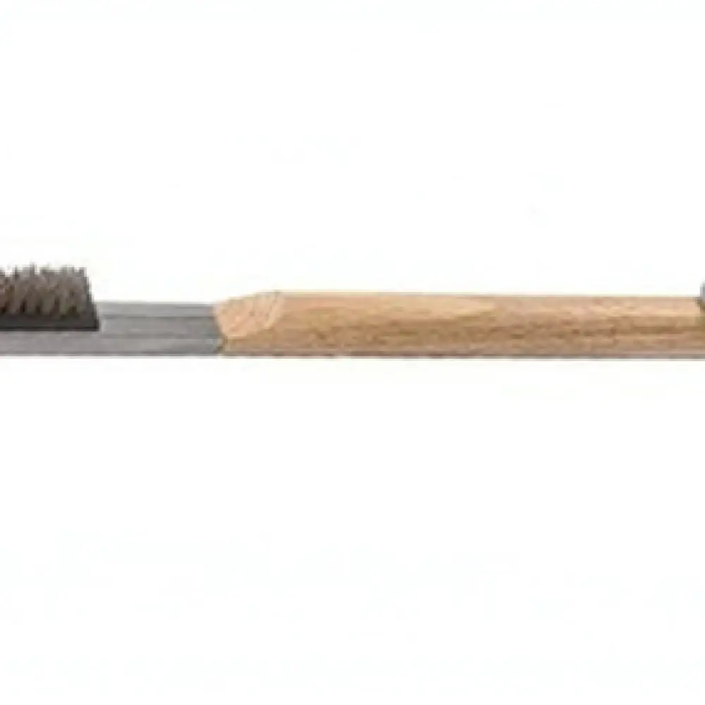 Premium BBQ Grill Scrubber Wood Handle Steel Bristle Cleaning Brush For Pizza Stone Oven Outdoor Cooking Accessories