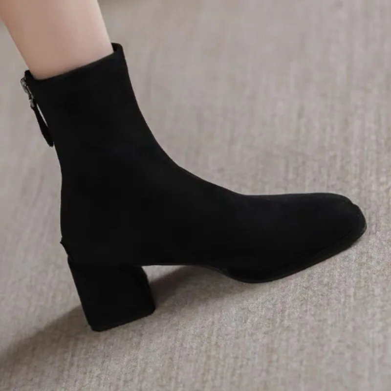 المألوف سستة مصمم المرأة الخريف الجلد المدبوغ التسوق حفلة حذاء من الجلد 2025 الرجعية بلون في الهواء الطلق الأحذية النسائية الرسمية #6