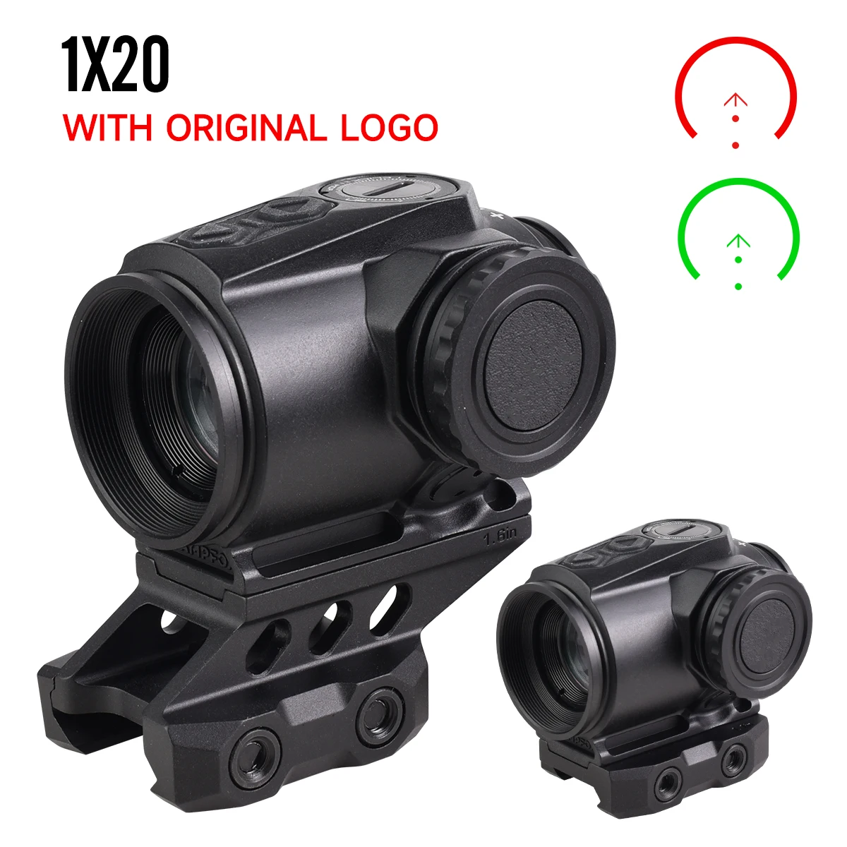 

Sw*mpf*x 1X20 PRISM BRC/6 MOA Red Green Dot Optic Sight with 1.1''/1.6'' Mounts and Original Markings Shake Wake Motion Sensing