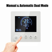 Tuya Smart WiFi Wall Thermostat Programmable Remote Control NTC Sensor LCD Display Touch Button Water Heating Warm Floor