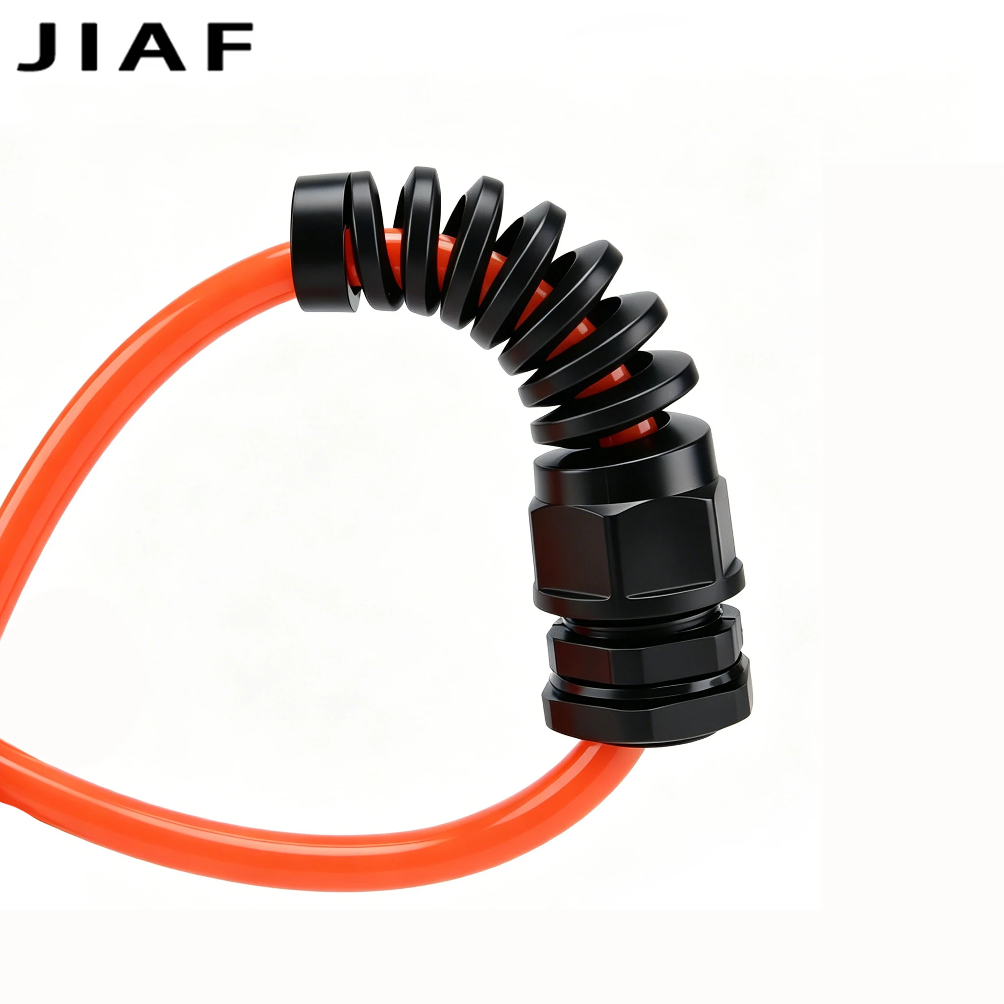 5Pcs Black Waterproof Cable Gland Anti-Bending PG7 Plastic Joint M12 M16 M20 Nylon Torsion-proof Joint PG9 Cable Fixing Glands