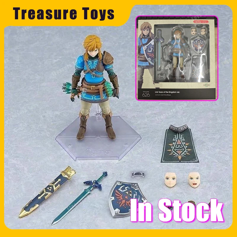 Figura de la leyenda de Zelda, lágrimas del Reino, Figma 626 figuras de enlace, figuras de Anime Breath Of The Wild, colecciones, regalos de modelos