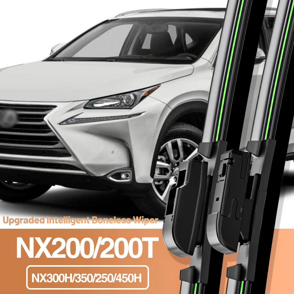 2pcs For Lexus NX200 NX200t NX300H NX350 NX250 NX450H 2015-2023 Front Windshield Wiper Blades Accessories Windscreen Window