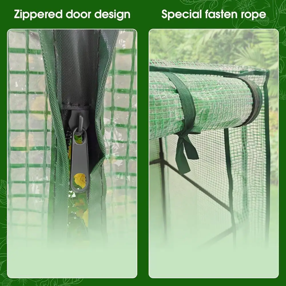 Grand lit de jardin vertical en plastique noir avec serre, treillis et système d'arrosage automatique pour tomates et plantes grimpantes