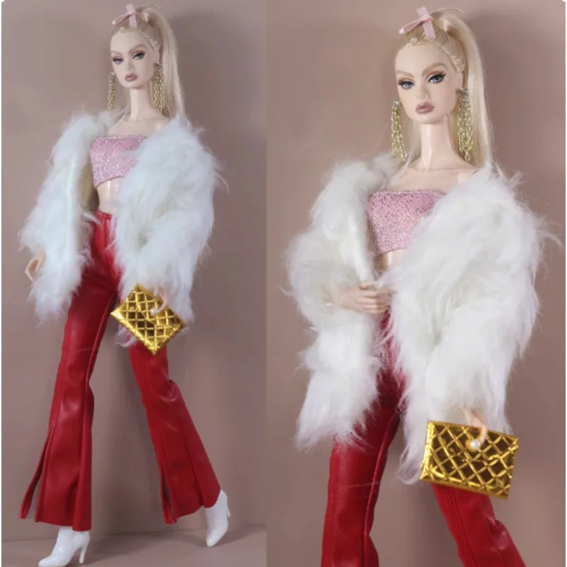 Nowe stylowe ubrania i sukienki, spódnice, garnitury, płaszcze dla lalek BB FR BBIKG696