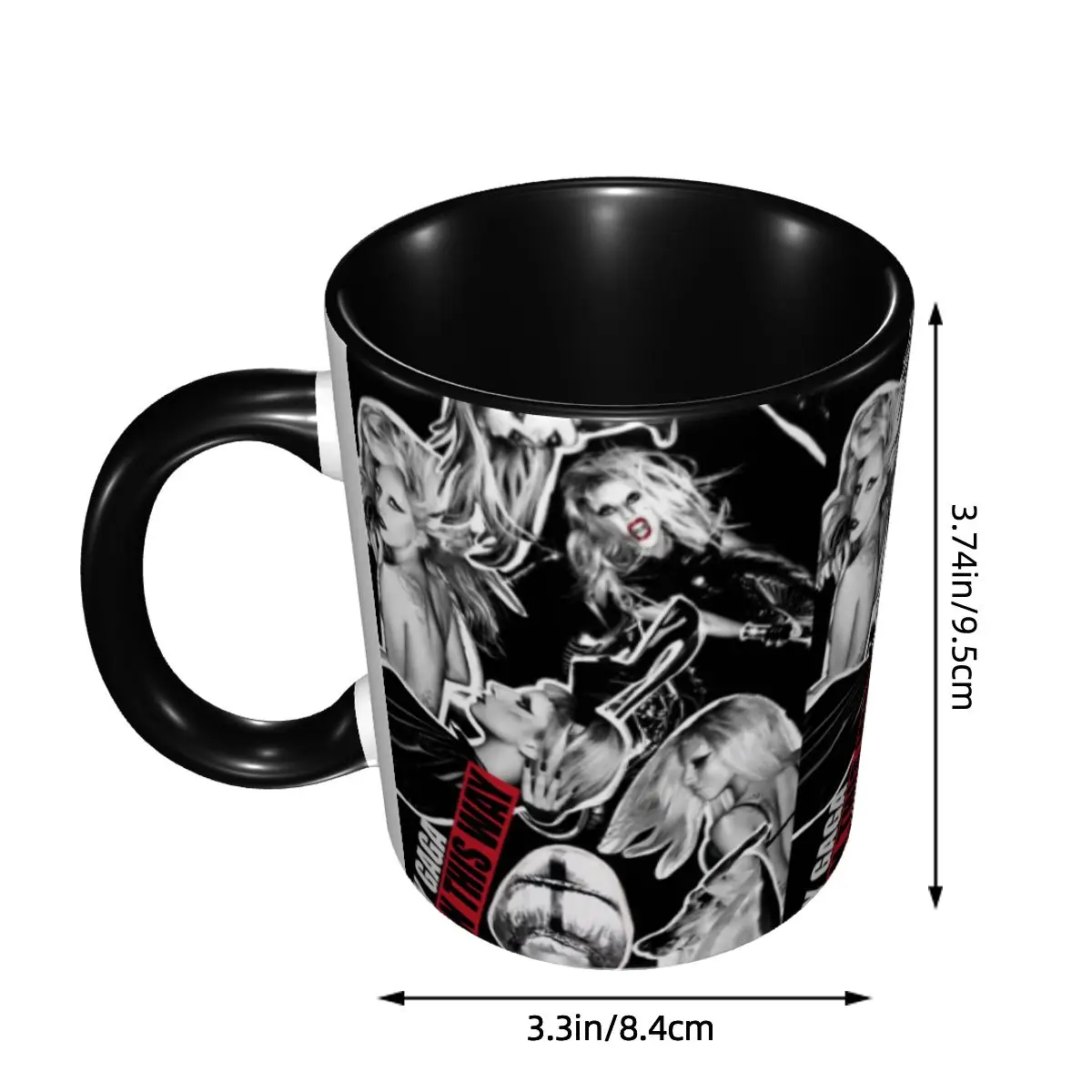 Lady Gaga Mayhem Music Singer Mugs Customized Coffee Ceramic Mug Cup Creative Present
