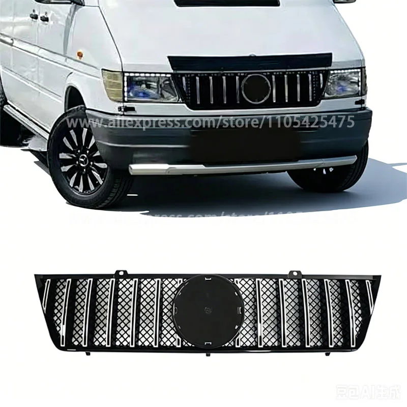 

AMG Style Grille Suitable for 1995-2000 Mercedes Benz Spencer W901 modified GT model chromate grille Glossy black Body kit