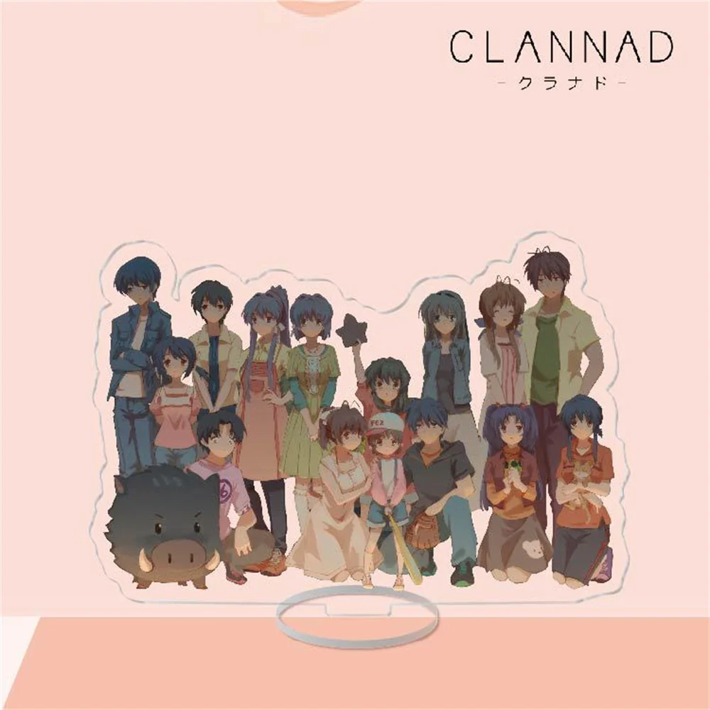 15CM Charm Anime CLANNAD Acrylic stand Model Cosplay Characters Ornament Accesorios Goods Collection Gifts