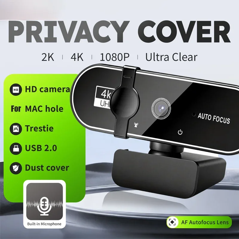 4K Webcam 1080P Min…