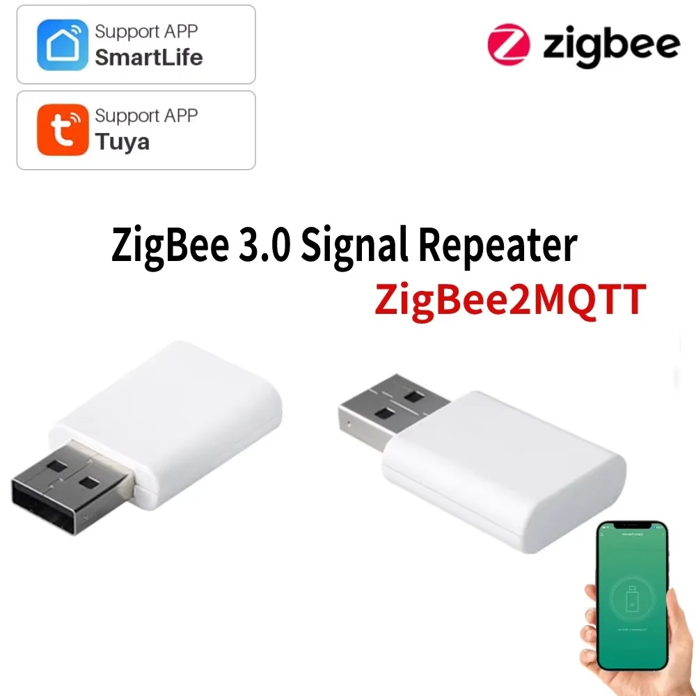 Tuya ZigBee 3.0 신호 리피터, USB 확장기, 신호 증폭기, 스마트 라이프, ZigBee2MQTT 게이트웨이 허브, 메쉬 홈 어시스턴트 장치