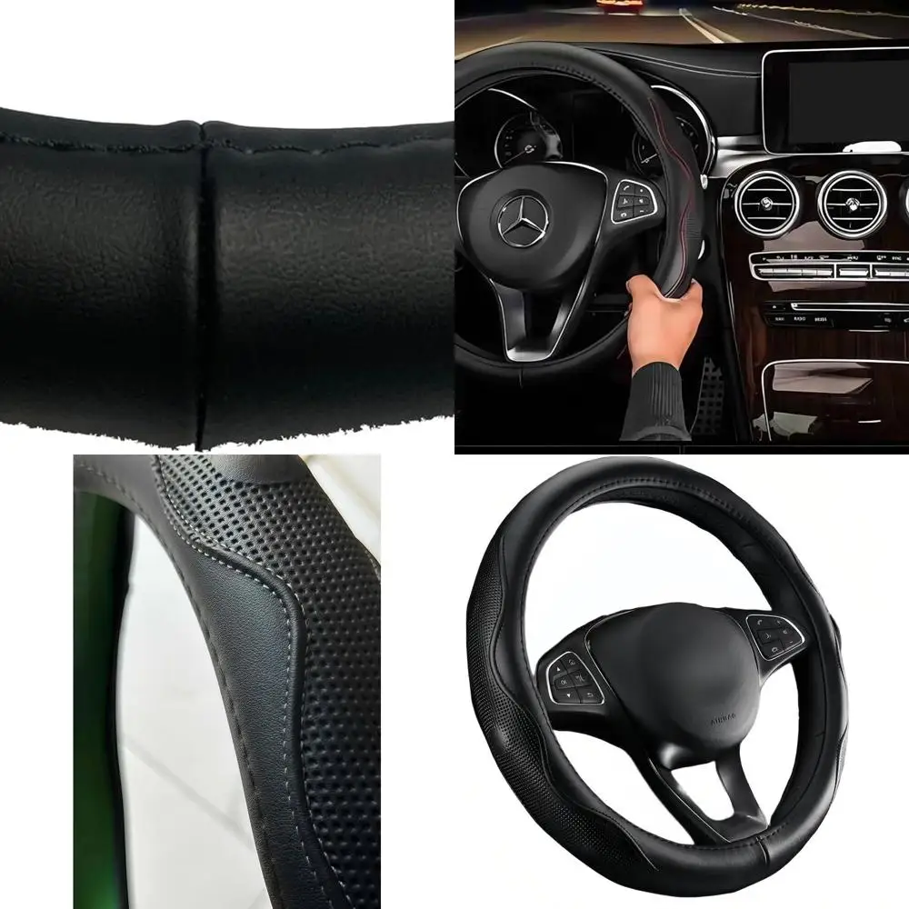 

Кожаный чехол на руль женский для Toyota Acura Audi BMW Buick Cadillac Chevrolet Chrysler Dodge Ford GMC Honda Jaguar Jeep