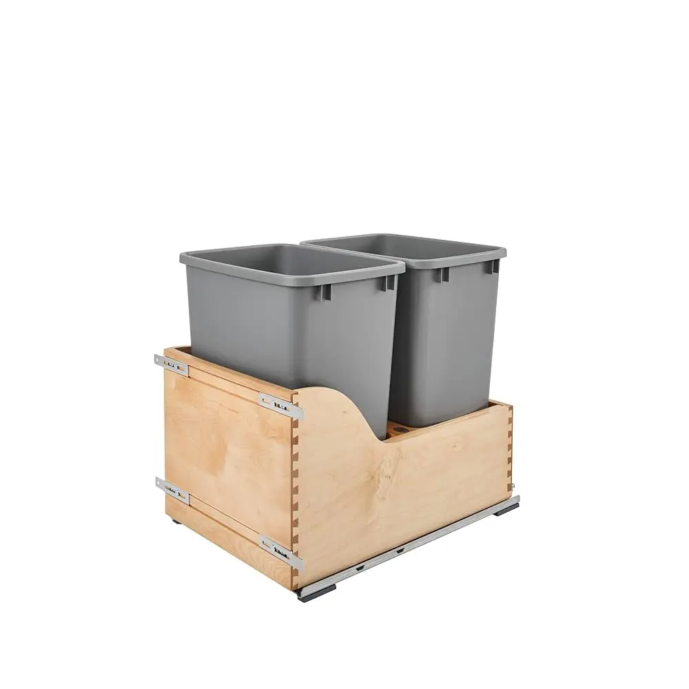 

Wood Pull Out Trash/Waste Container W/Soft Close And Servo Drive System