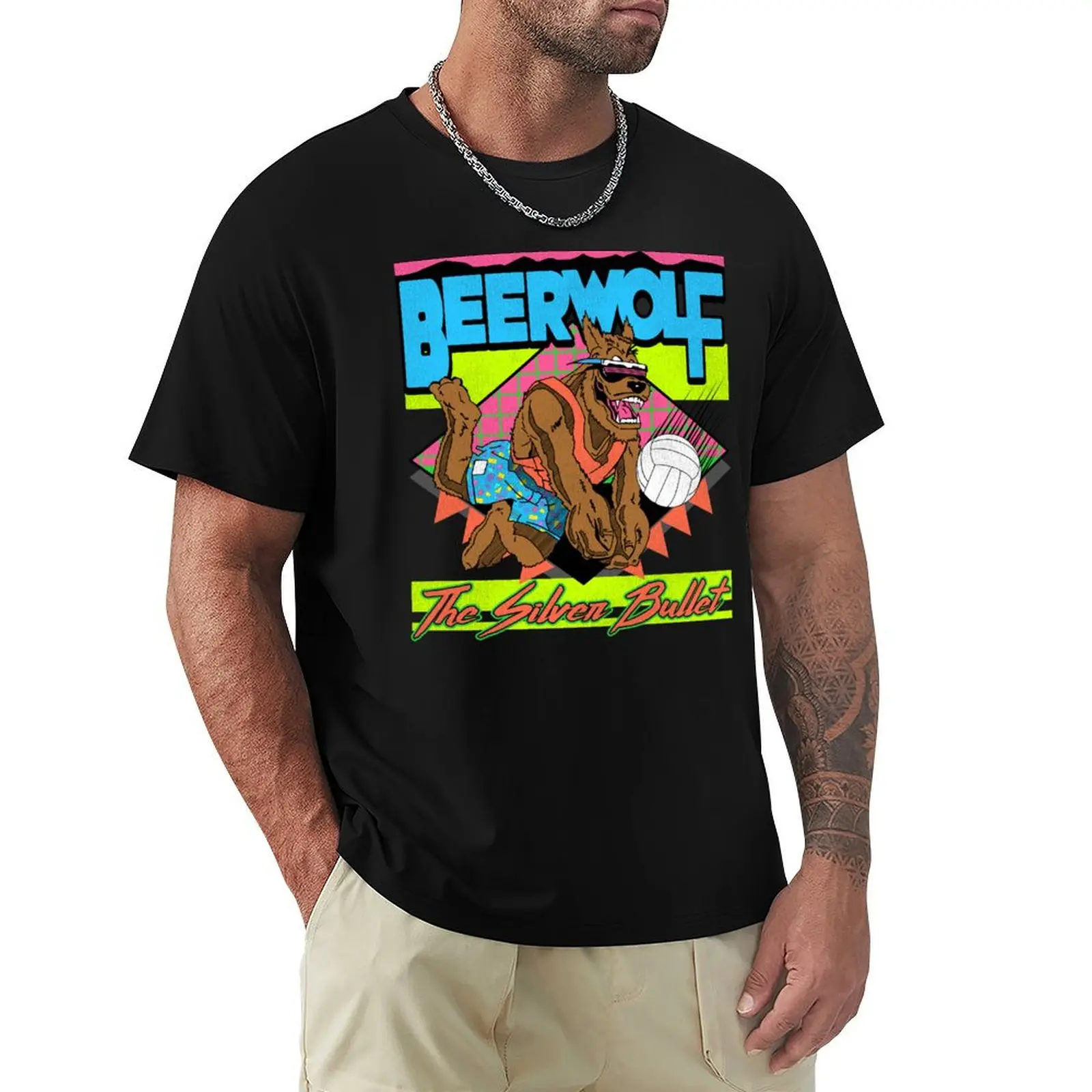 

Beer Wolf T-Shirt luxury designer kawaii clothes men t shirts