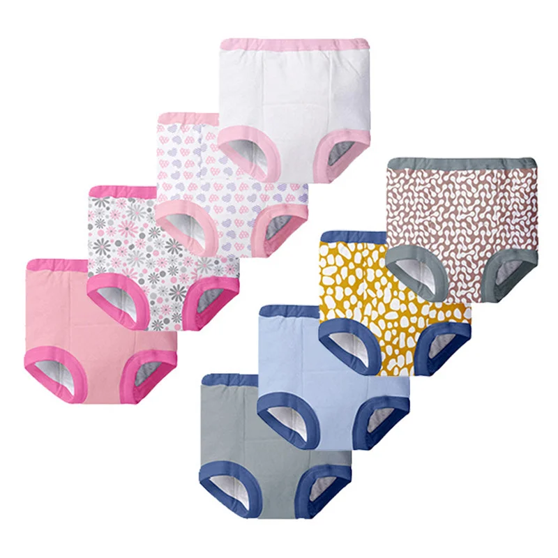 

New Training Pants Ecological Diapers Reusable Baby Kids Cotton Potty Infant Shorts Underwear Cloth Diaper Nappies Child Panties