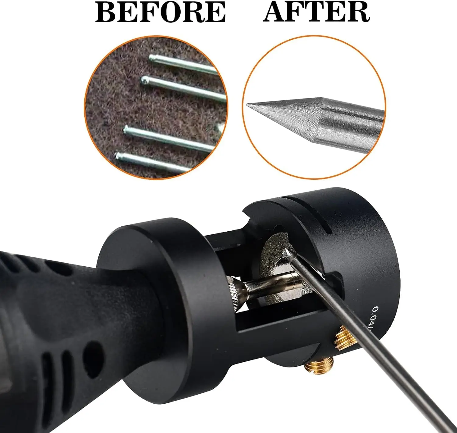 

Алюминиевая точилка для вольфрамовых электродов для сварочных инструментов TIG, многоугольные оправки для резки канавок и алмазных кругов диаметром 25 мм