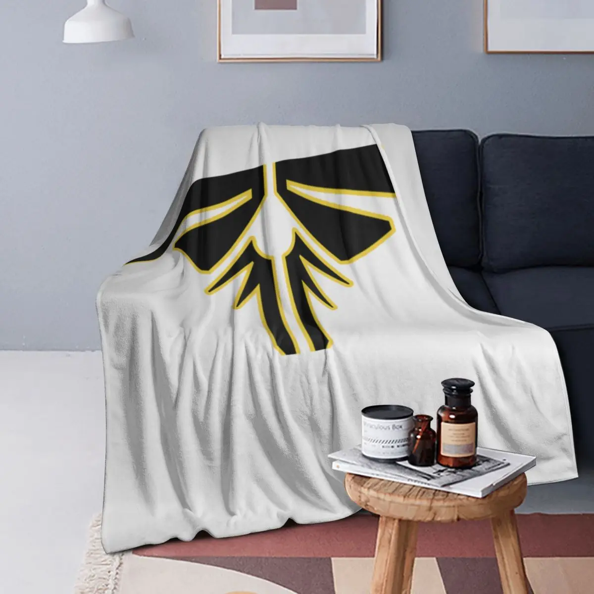 

Last Of Us Part II Firefly Light Eroded Blanket Soft Flannel Throw Blanket Bedspread for Bed Living room Picnic Travel Home Sofa