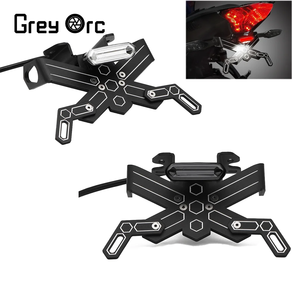 

Для YAMAHA MT-07 FZ-07 2014-2020 аксессуары мотоциклетный задний кронштейн для регистрации грязи, кронштейн для номерного знака