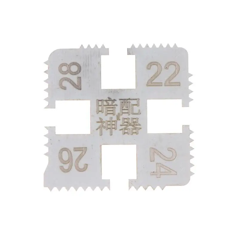 【S】2 In 1 Second Generation Dark Matching Gear Pitch Auxiliary Device Marking & Gear Pitch Comparison Tools Professional