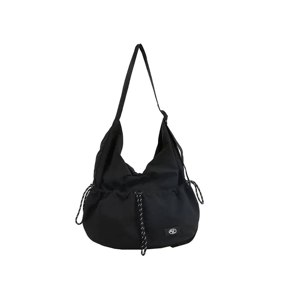 Women Nylon Shoulder Bag Waterproof Crossbody Bag Casual Handbag Lightweight Messenger Bag Top Handle Bag