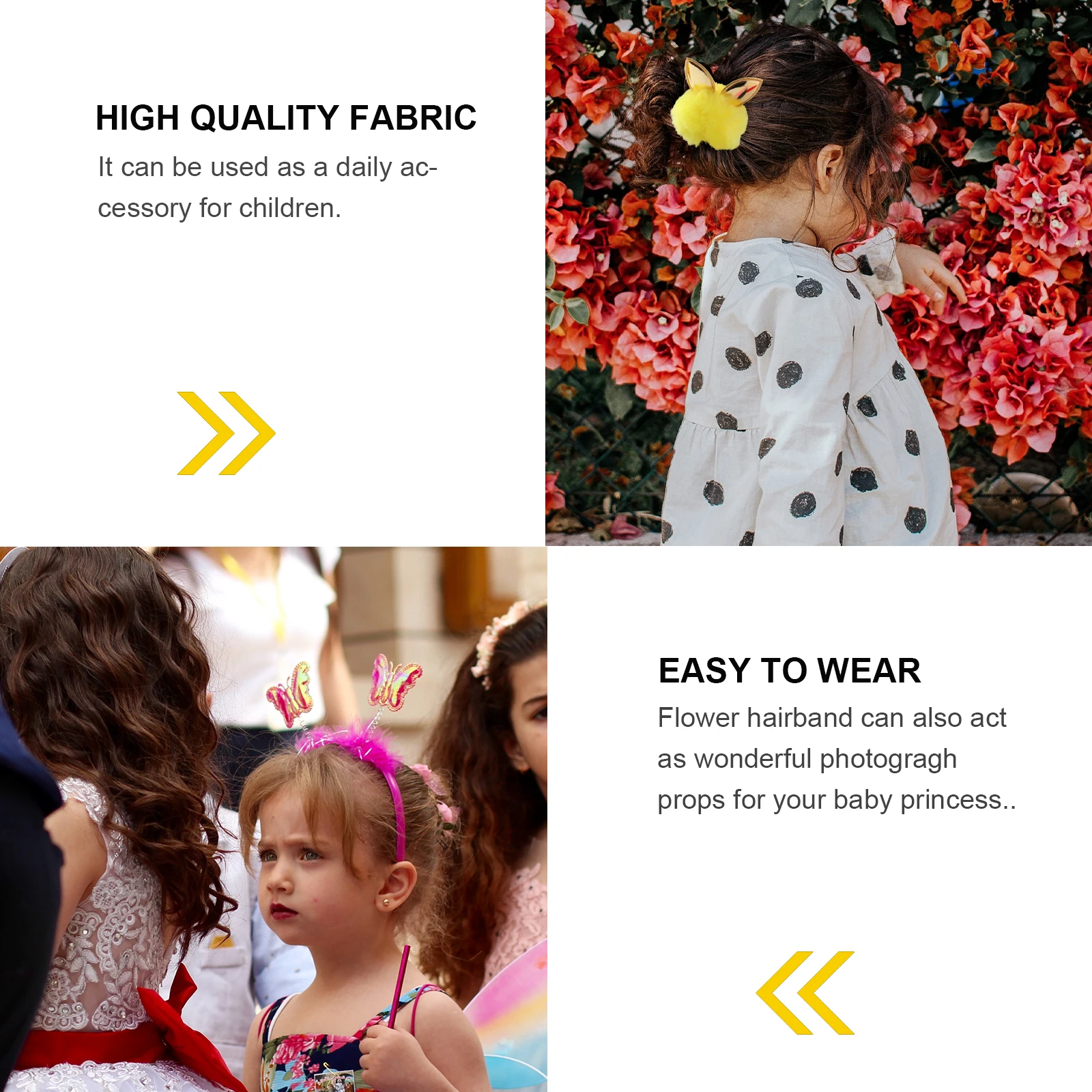 

8 Pcs Elastic Hair Tie No Crease Soft Stretchy Ponytail Holder Rabbit Ears B Bracelet Women Hair Decoration